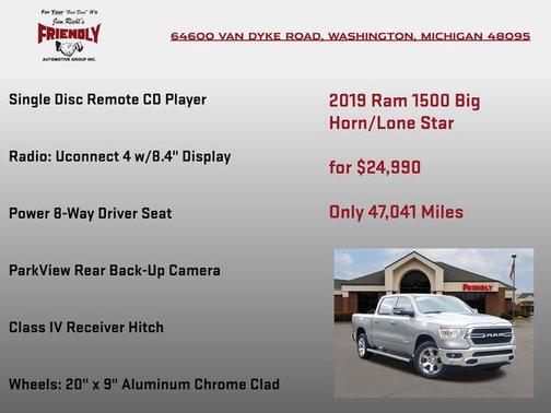 2019 RAM 1500 Big Horn