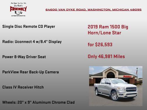 2019 RAM 1500 Big Horn