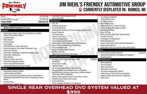 2018 Chrysler Pacifica Touring-L