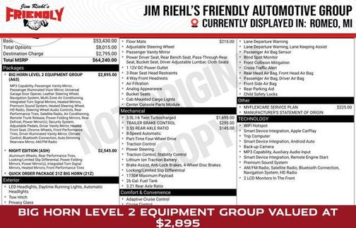 Bright White Clearcoat 2026 RAM 1500 Big Horn