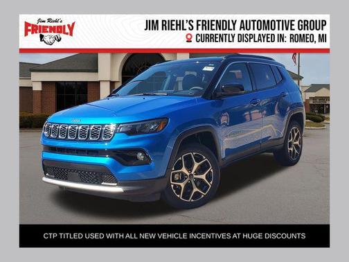 Hydro Blue Pearlcoat 2026 Jeep Compass Limited