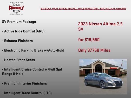 2023 Nissan Altima 2.5 SV