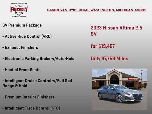 2023 Nissan Altima 2.5 SV