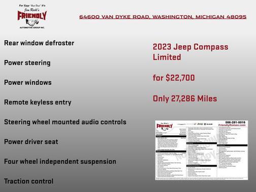 Granite Crystal Metallic Clearcoat 2023 Jeep Compass Limited