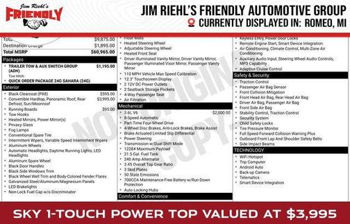 Black Clearcoat 2024 Jeep Wrangler 4-Door Sahara 4x4