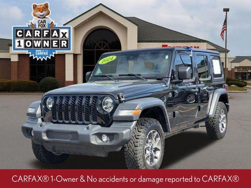 Black Clearcoat 2024 Jeep Wrangler Sport S