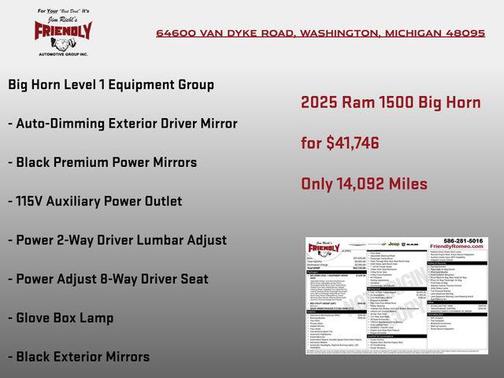 Delmonico Red Pearlcoat 2025 RAM 1500 Big Horn/Lone Star