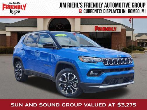 Hydro Blue Pearlcoat 2024 Jeep Compass Limited