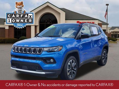 Hydro Blue Pearlcoat 2024 Jeep Compass Limited