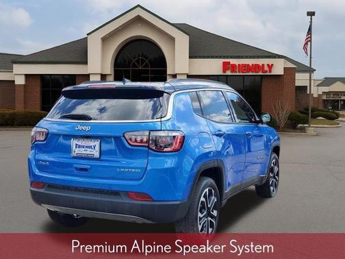 Hydro Blue Pearlcoat 2024 Jeep Compass Limited