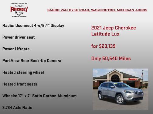 2021 Jeep Cherokee Latitude Lux