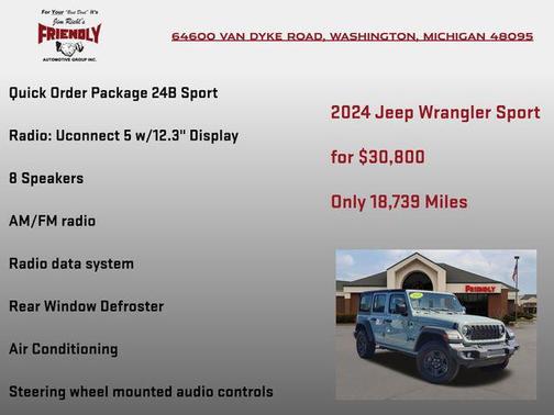 Earl Clearcoat 2024 Jeep Wrangler Sport