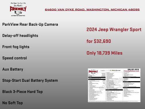 Earl Clearcoat 2024 Jeep Wrangler Sport