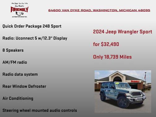 Earl Clearcoat 2024 Jeep Wrangler Sport