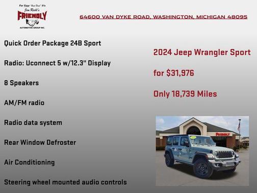 Earl Clearcoat 2024 Jeep Wrangler Sport