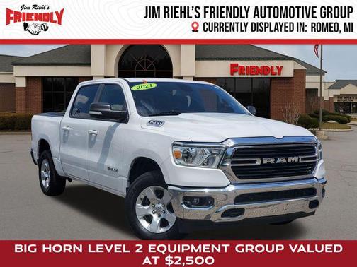 Bright White Clearcoat 2021 RAM 1500 Big Horn/Lone Star