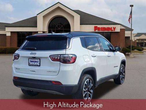 Bright White Clearcoat 2024 Jeep Compass Limited