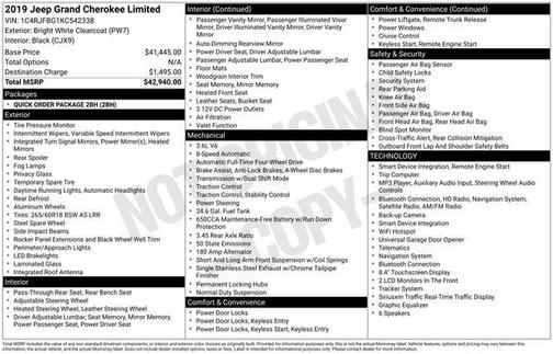 2019 Jeep Grand Cherokee Limited