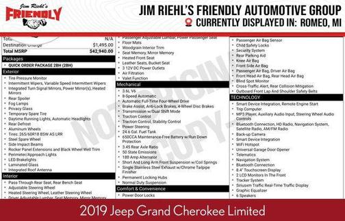2019 Jeep Grand Cherokee Limited