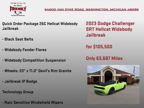 2023 Dodge Challenger SRT Hellcat