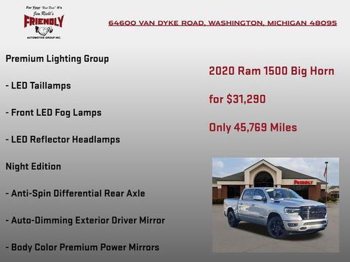 2020 RAM 1500 Big Horn/Lone Star