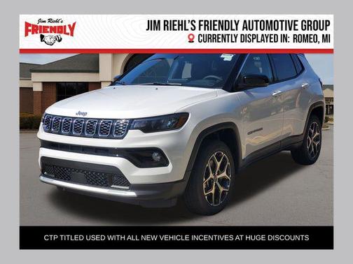 Bright White Clearcoat 2026 Jeep Compass Limited