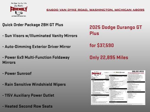 Vapor Gray 2025 Dodge Durango GT Plus