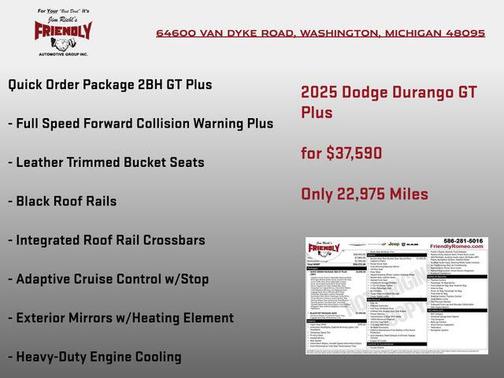 Vapor Gray 2025 Dodge Durango GT Plus