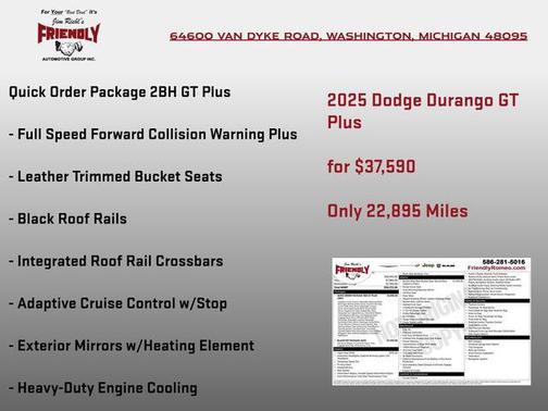 Vapor Gray 2025 Dodge Durango GT Plus