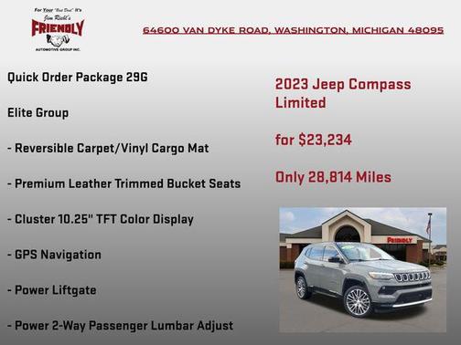 Sting-Gray Clearcoat 2023 Jeep Compass Limited