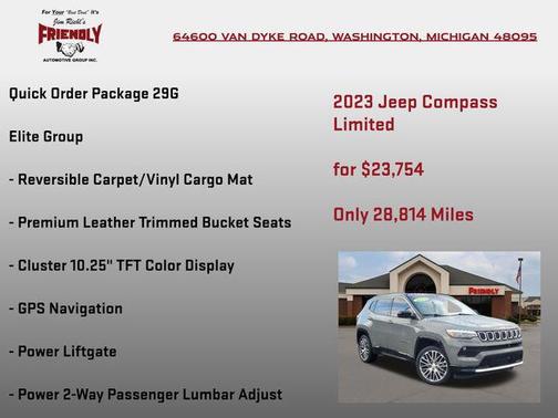Sting-Gray Clearcoat 2023 Jeep Compass Limited