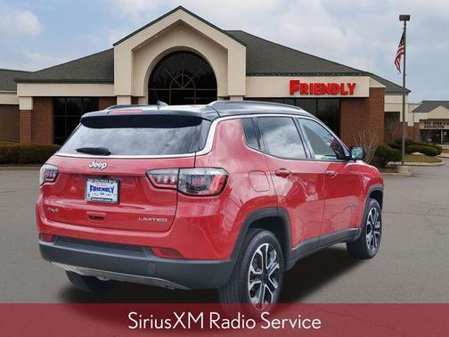 Red Hot Pearlcoat 2024 Jeep Compass Limited