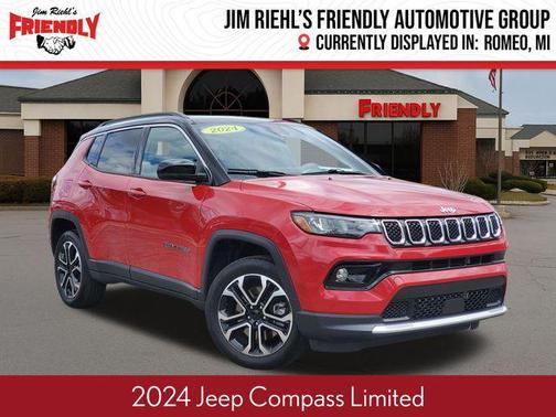 Red Hot Pearlcoat 2024 Jeep Compass Limited