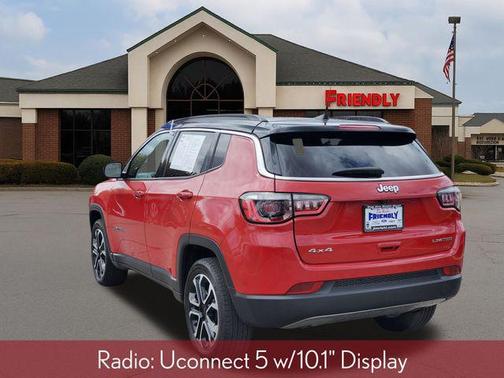 Red Hot Pearlcoat 2024 Jeep Compass Limited