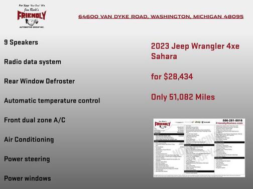 Black Clearcoat 2023 Jeep Wrangler 4xe Sahara