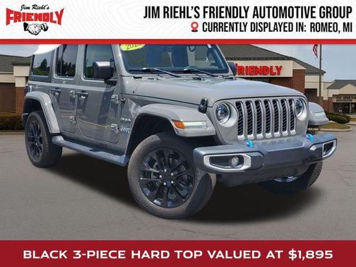 Sting-Gray Clearcoat 2023 Jeep Wrangler 4xe Sahara
