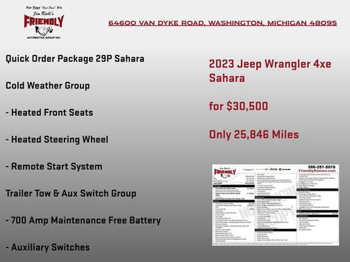 Sting-Gray Clearcoat 2023 Jeep Wrangler 4xe Sahara