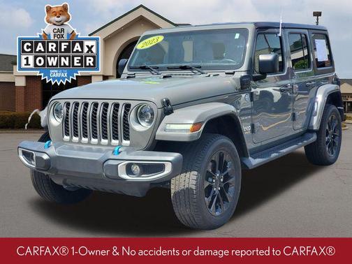 Sting-Gray Clearcoat 2023 Jeep Wrangler 4xe Sahara