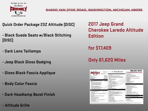 2017 Jeep Grand Cherokee Altitude