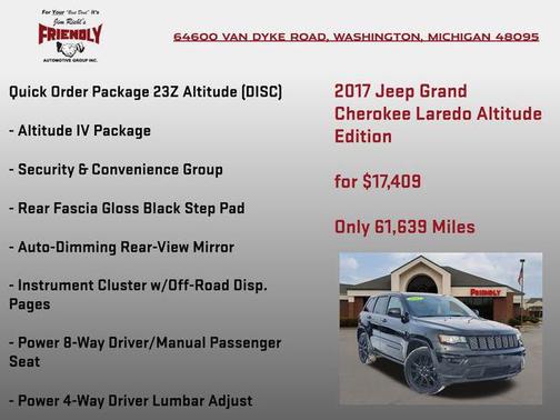 2017 Jeep Grand Cherokee Altitude