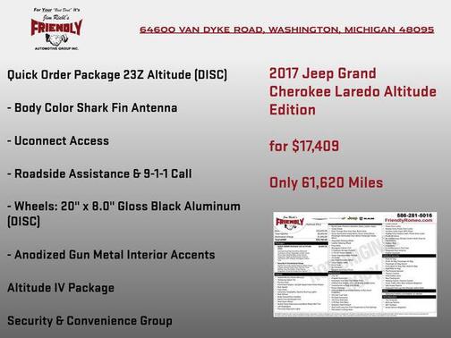 2017 Jeep Grand Cherokee Altitude