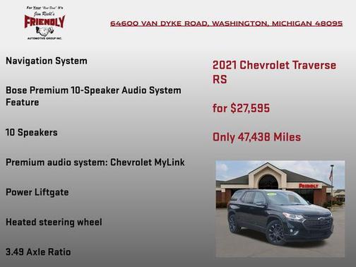 2021 Chevrolet Traverse RS