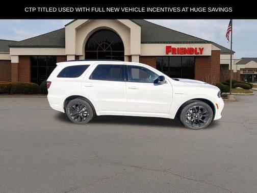 White Knuckle Clearcoat 2025 Dodge Durango R/T Plus AWD