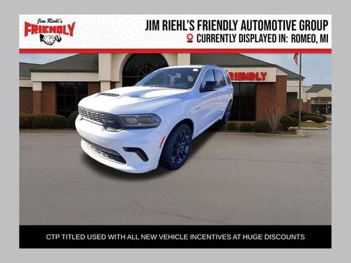 White Knuckle Clearcoat 2025 Dodge Durango R/T Plus AWD