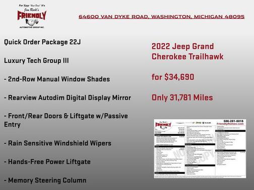2022 Jeep Grand Cherokee Trailhawk