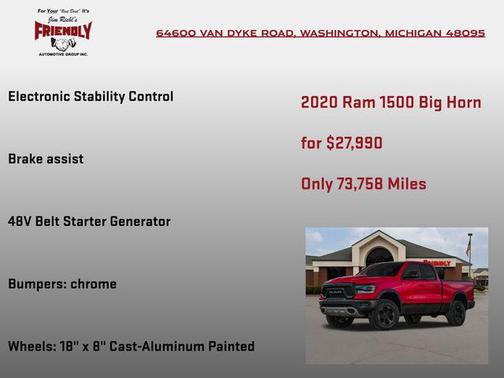 2020 RAM 1500 Big Horn/Lone Star