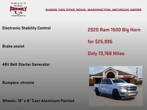 2020 RAM 1500 Big Horn/Lone Star