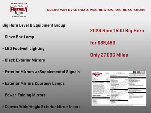 2023 RAM 1500 Big Horn/Lone Star