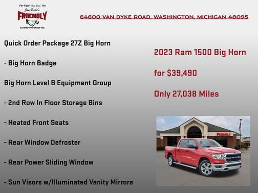 2023 RAM 1500 Big Horn/Lone Star