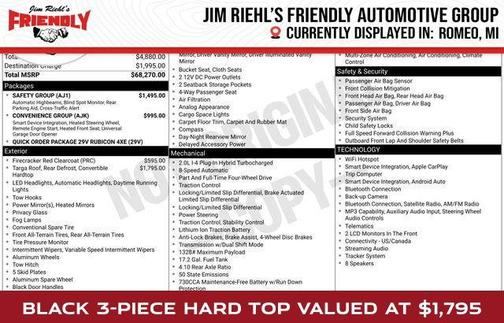 Firecracker Red Clearcoat 2025 Jeep Wrangler 4xe Rubicon